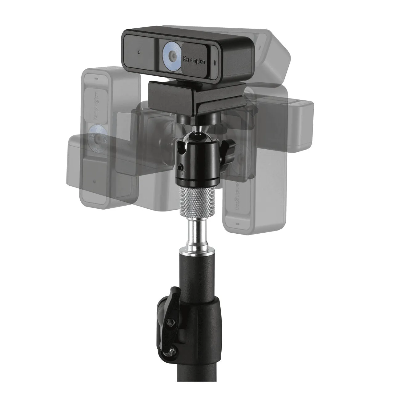 Kensington Telescoping C-Clamp Desk Stand for Webcam and Ring Light