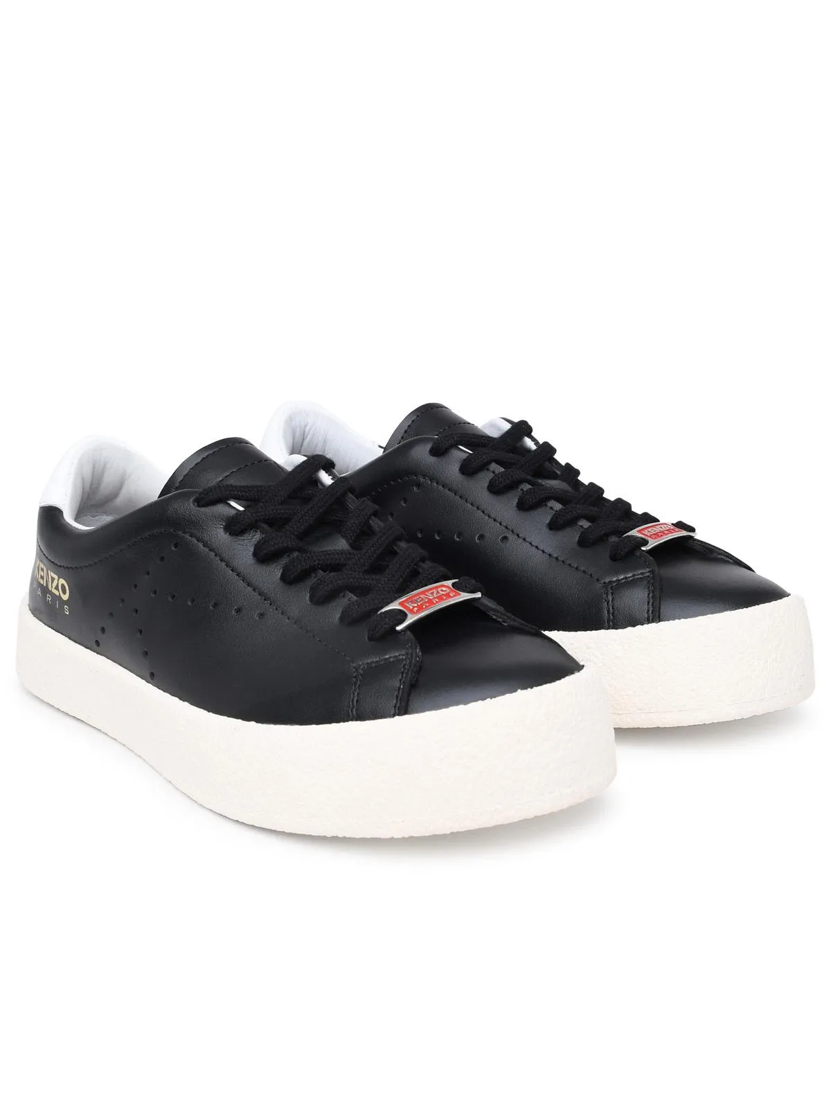 Kenzo    Kenzo Black Lear Sneakers