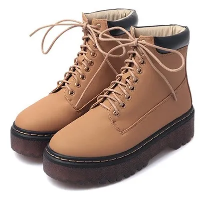 Khaki Combat Boots