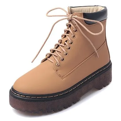 Khaki Combat Boots