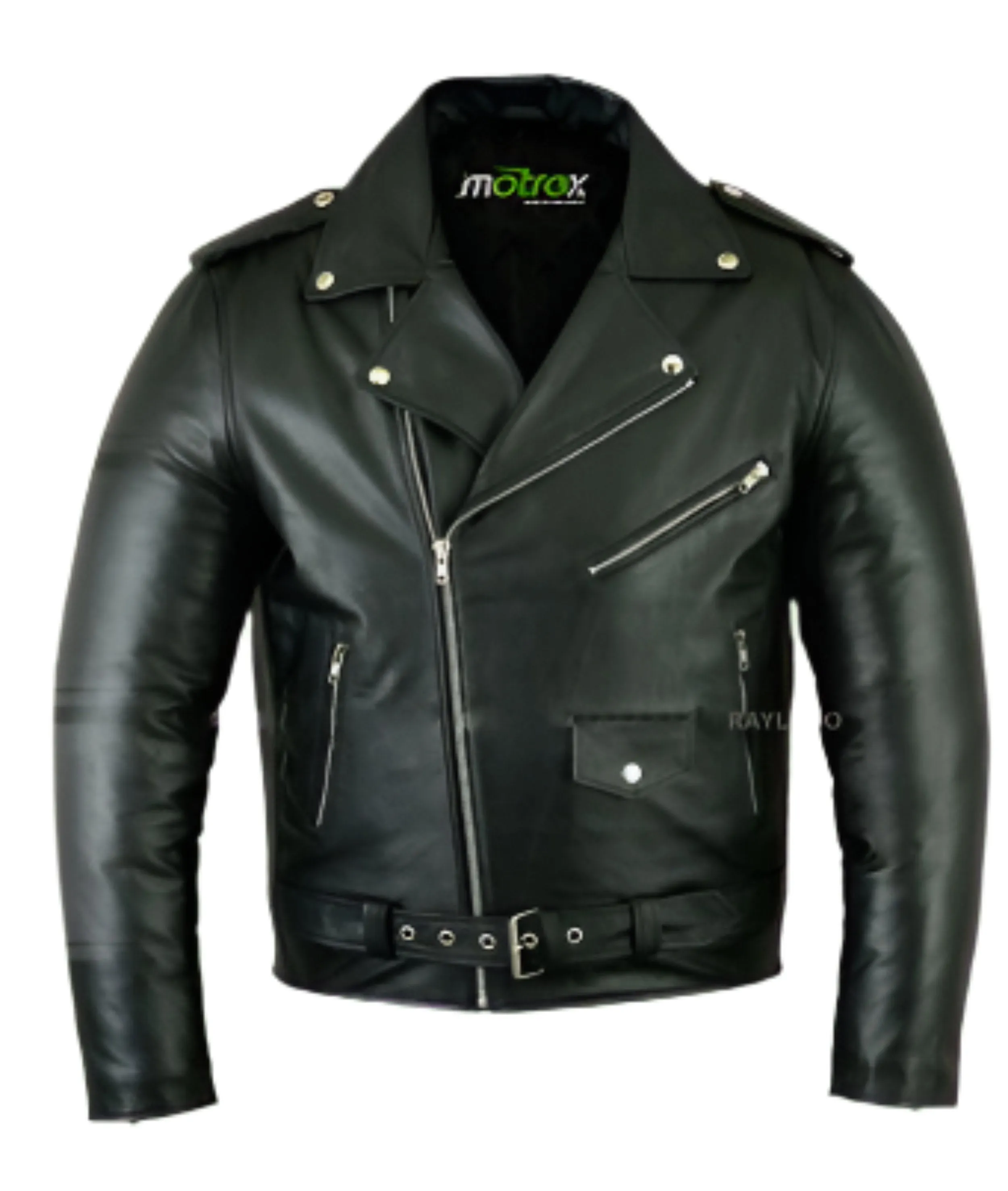 Kid biker Leather Jacket Genius Brando Style M0trox