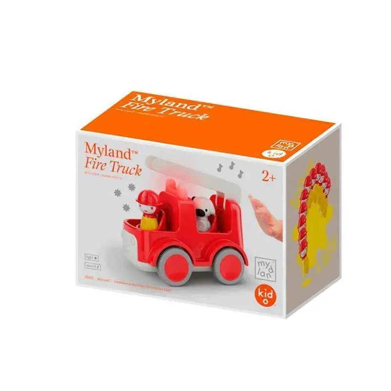 Kid O Kids Firetruck Toy, Siren Lights