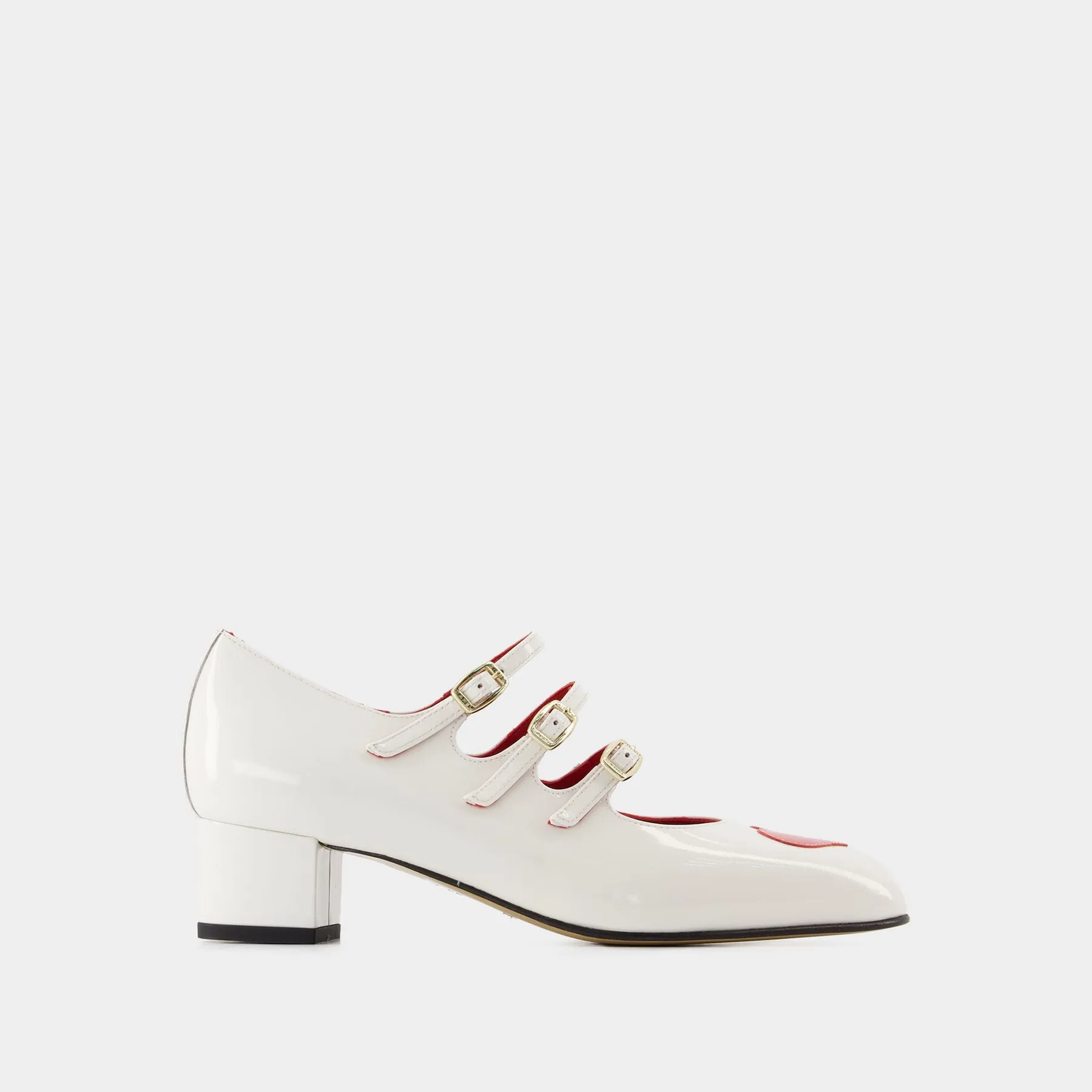 Kina Pumps - Carel - Ivory - Patent Leather