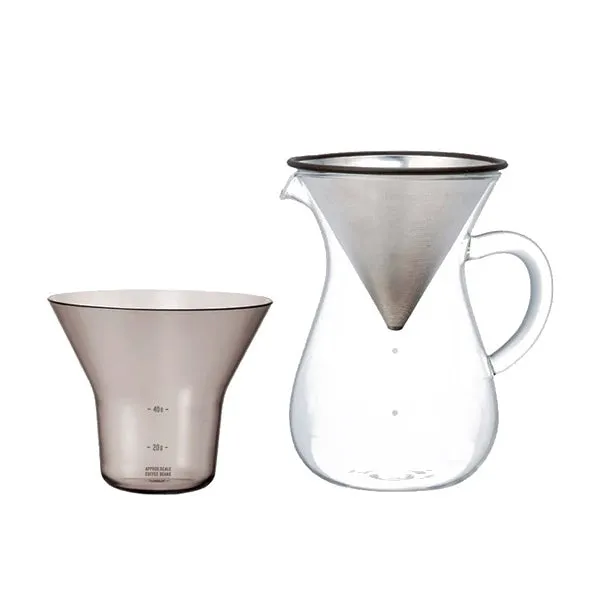 Kinto Stainless Steel Slow Coffee Set