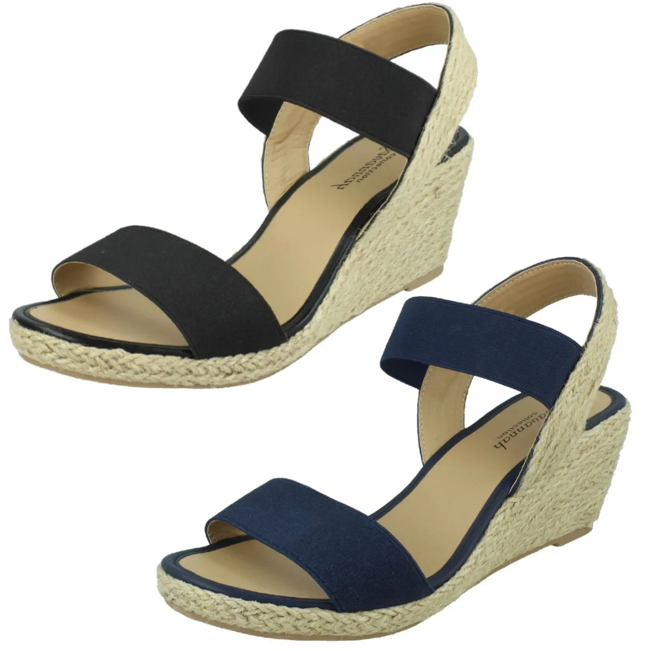 Wide Fit Savannah Wedges for Ladies F2R292