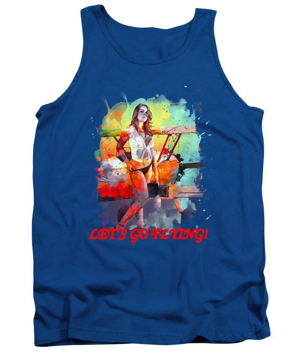 Let's Go Flying Girl - Tank Top