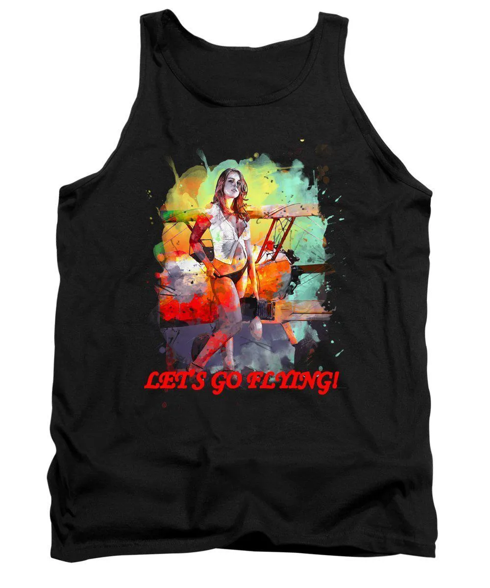 Let's Go Flying Girl - Tank Top