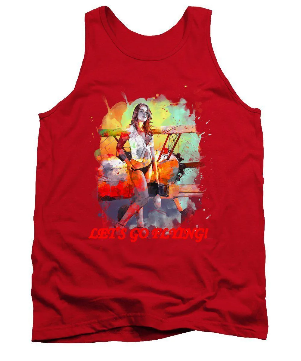 Let's Go Flying Girl - Tank Top