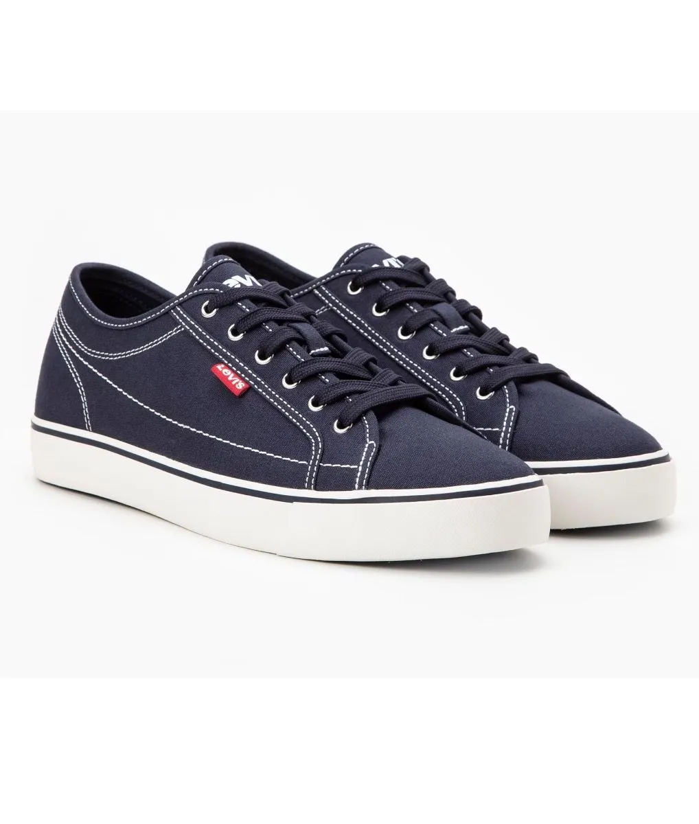 Levi's® Hernan Canvas Trainers Navy Blue