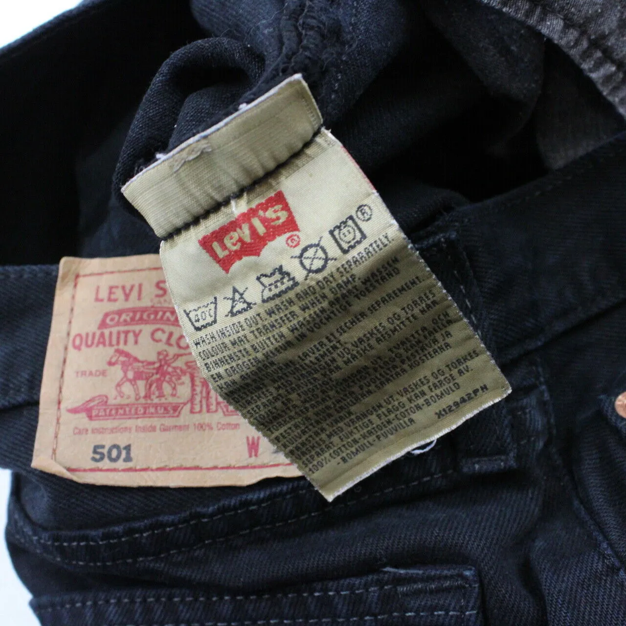 LEVIS 501 Jeans Black | W33 L34