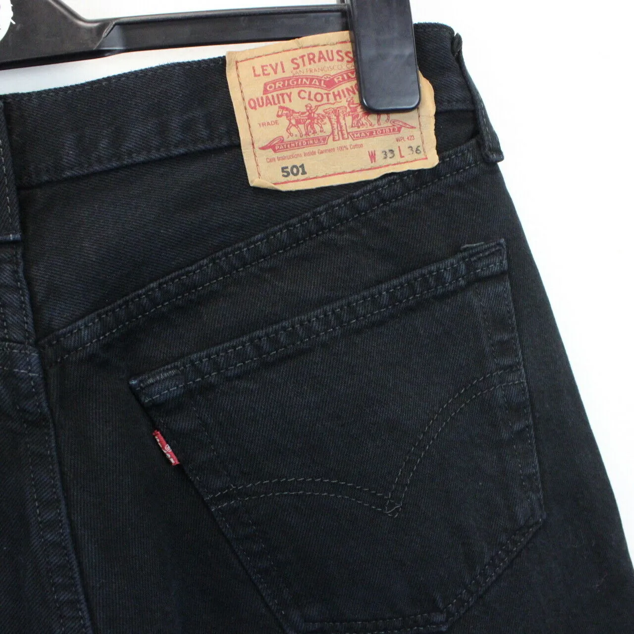 LEVIS 501 Jeans Black | W33 L34