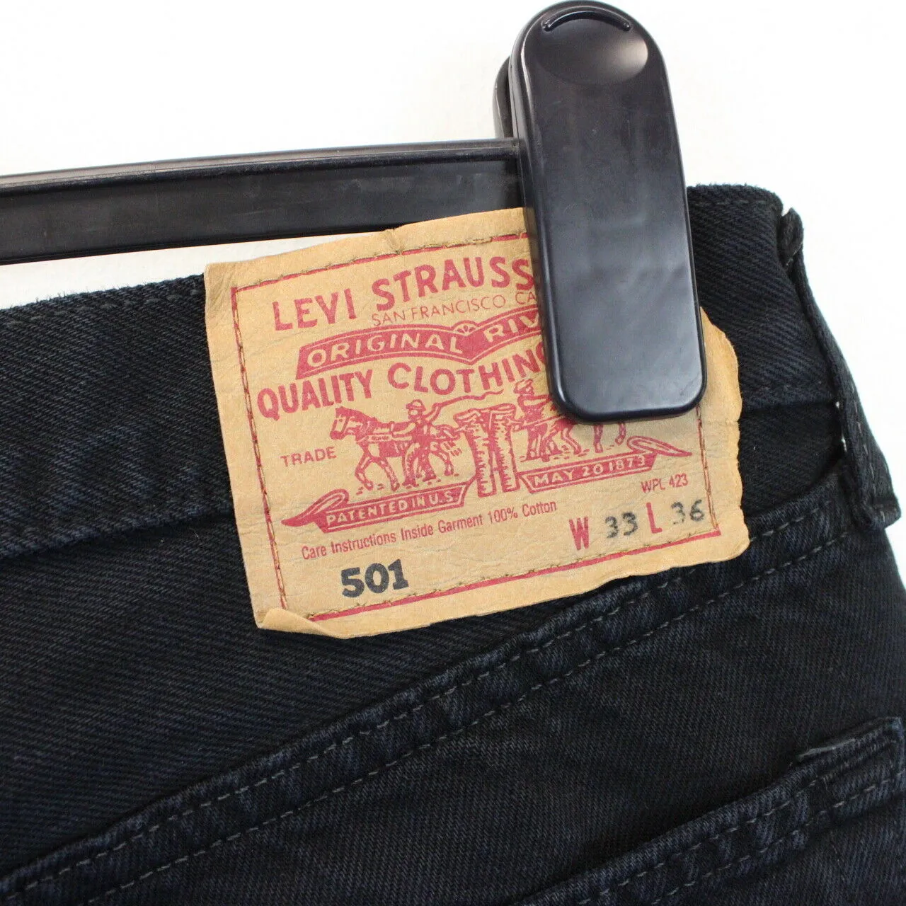 LEVIS 501 Jeans Black | W33 L34