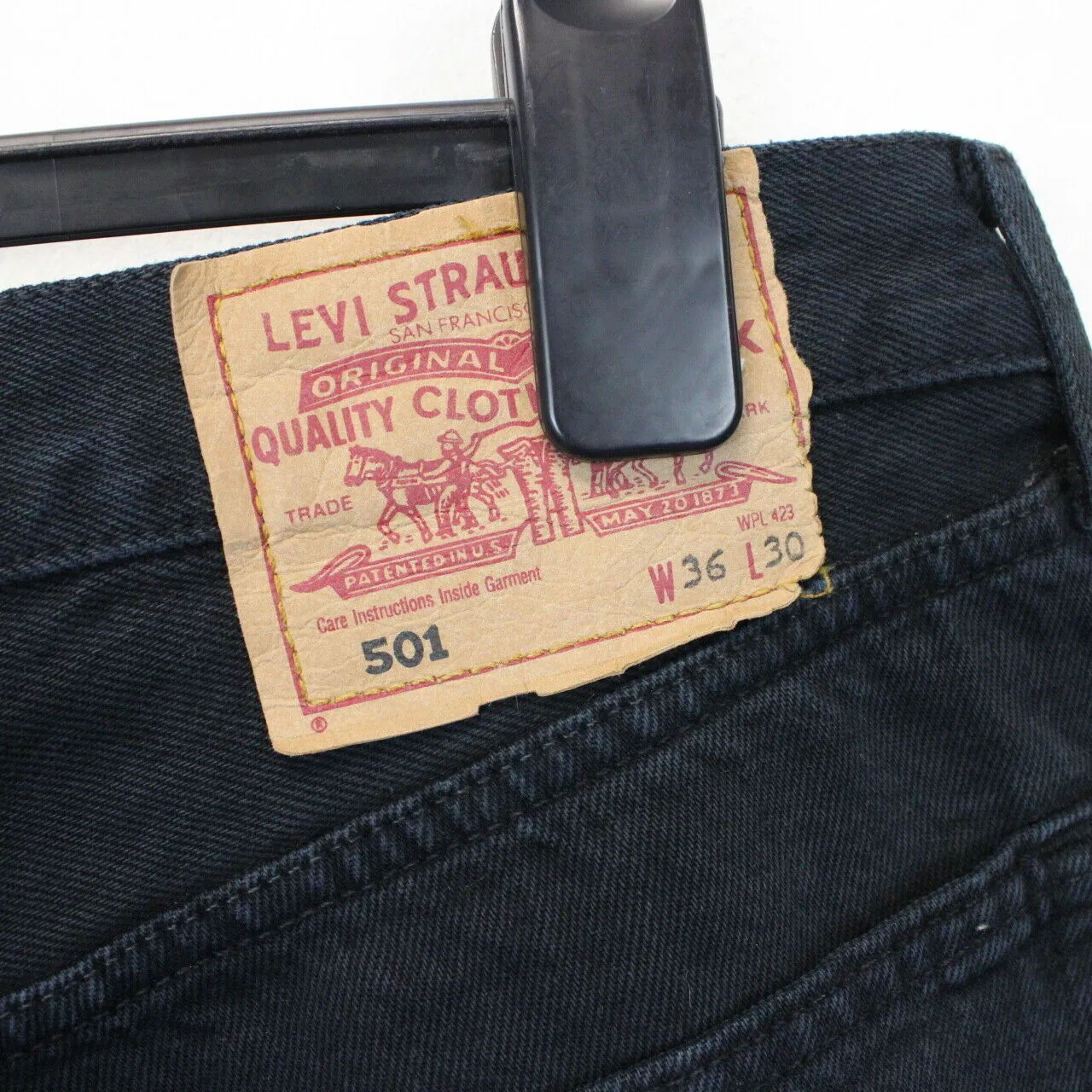 LEVIS 501 Jeans Black | W36 L28