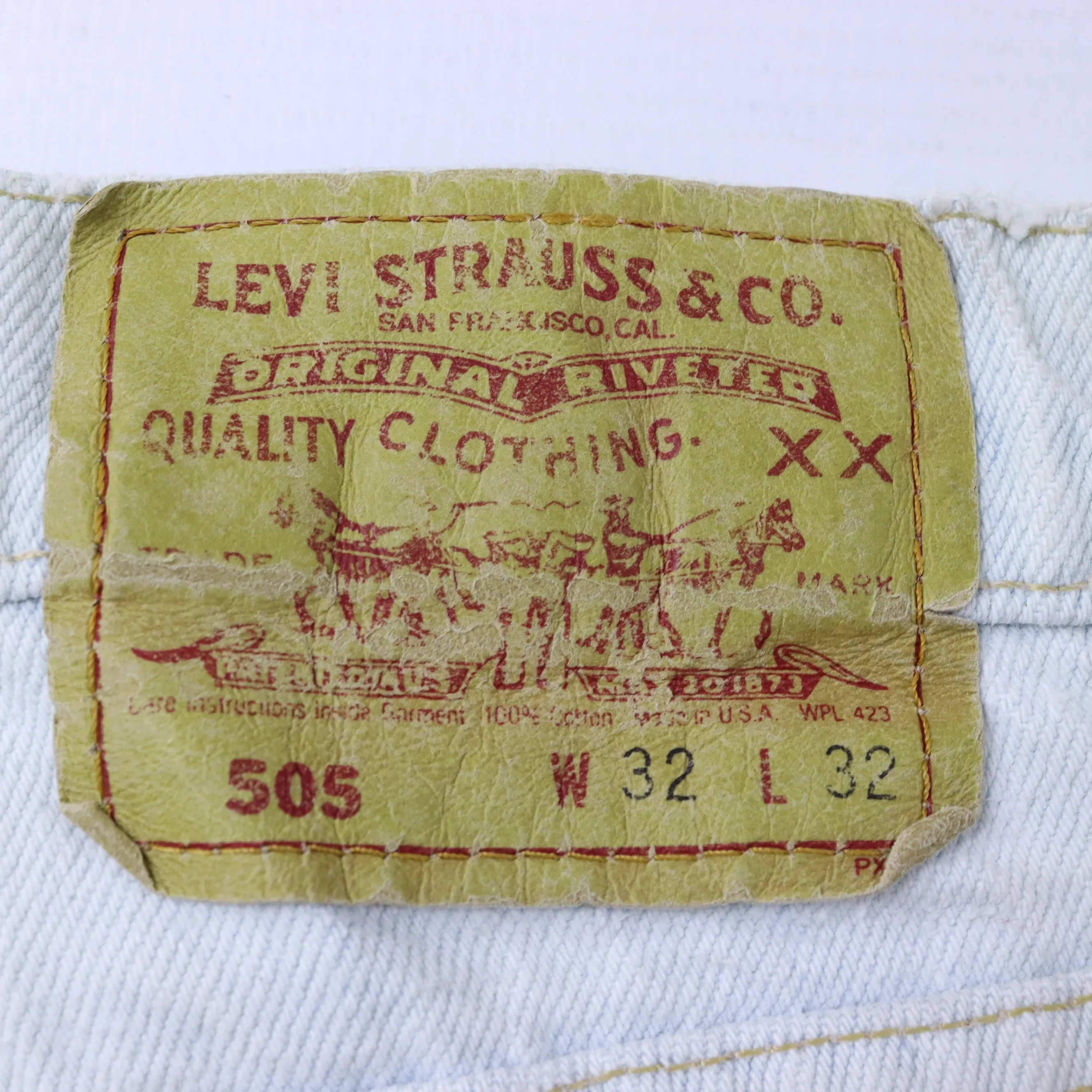 Levi's 505 White Jeans