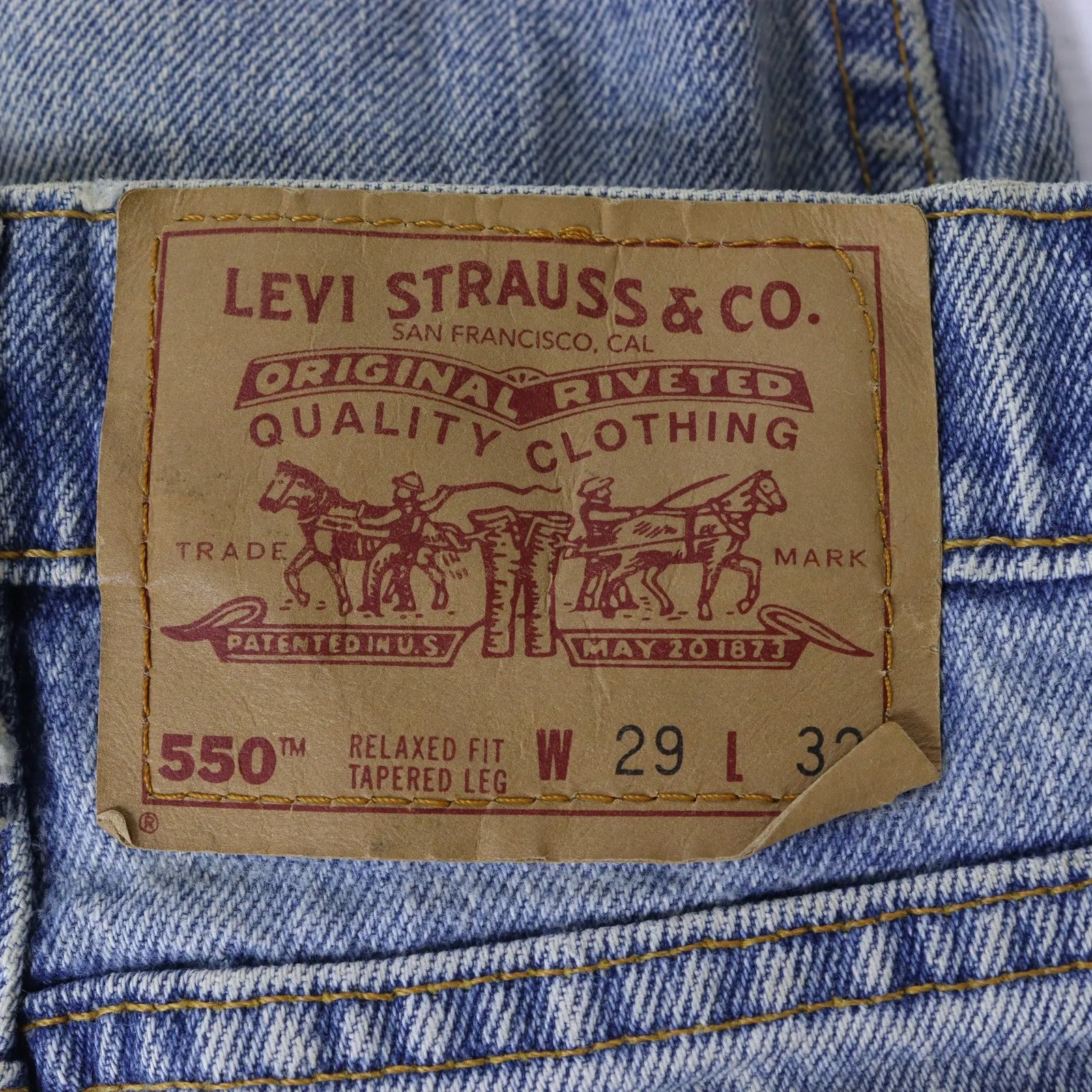 Levi's 550 Blue Jeans