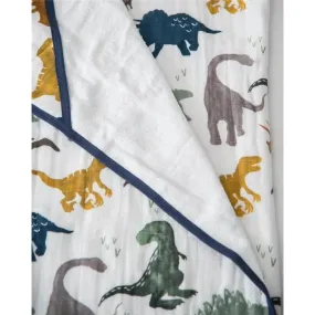 Little Unicorn Big Kid Hooded Towel, Dino Friends