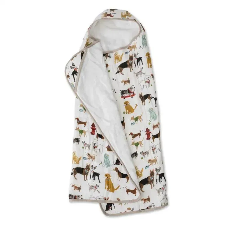 Little Unicorn - Cotton Hooded Towel Big Kid, Woof