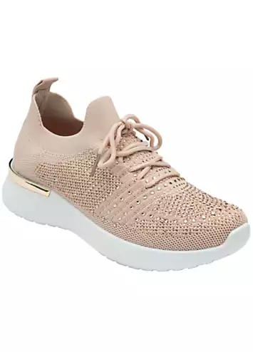 Lotus Pink Robuck Trainers | Grattan