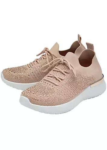 Lotus Pink Robuck Trainers | Grattan