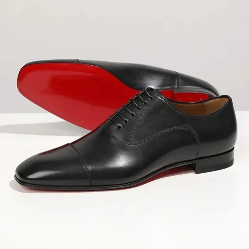 Luca Giordano Leather Oxford Shoes