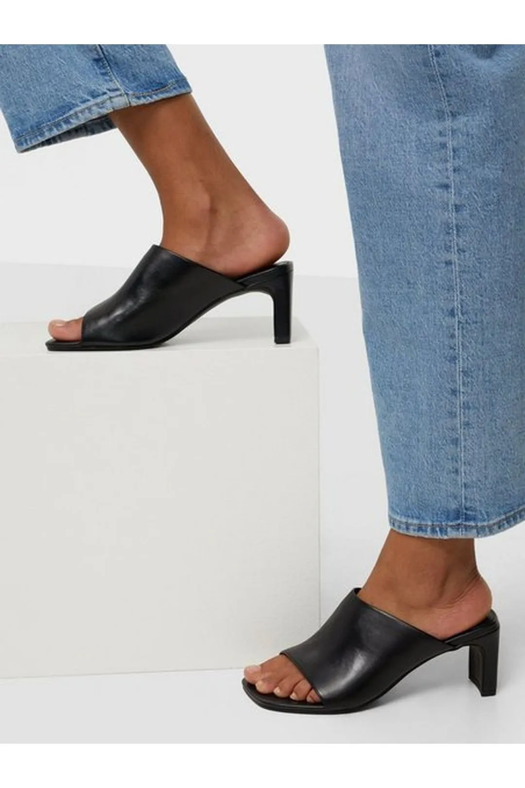 Luisa Leather Mules