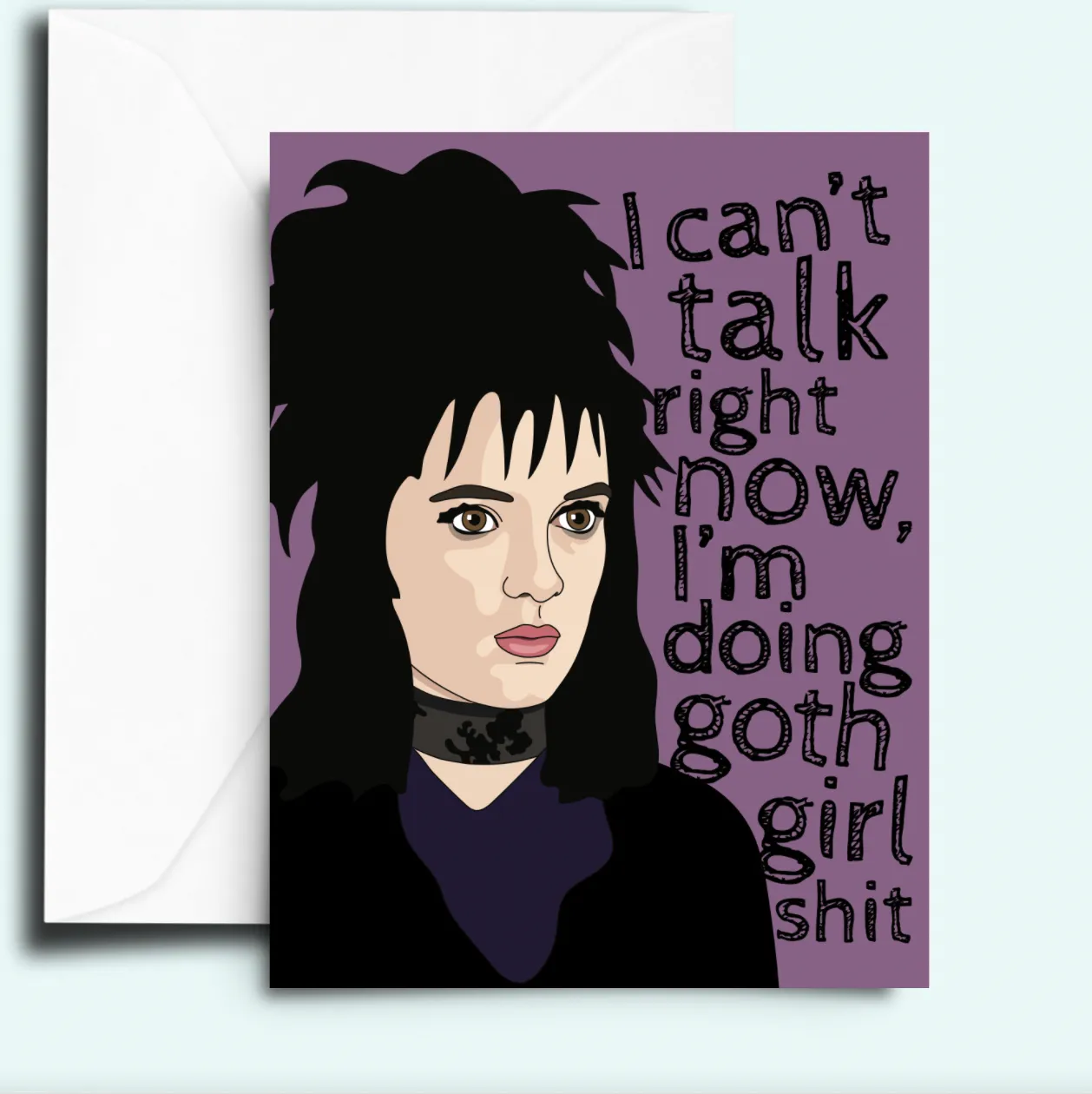 Lydia Deetz Gothic Style Trading Game Card