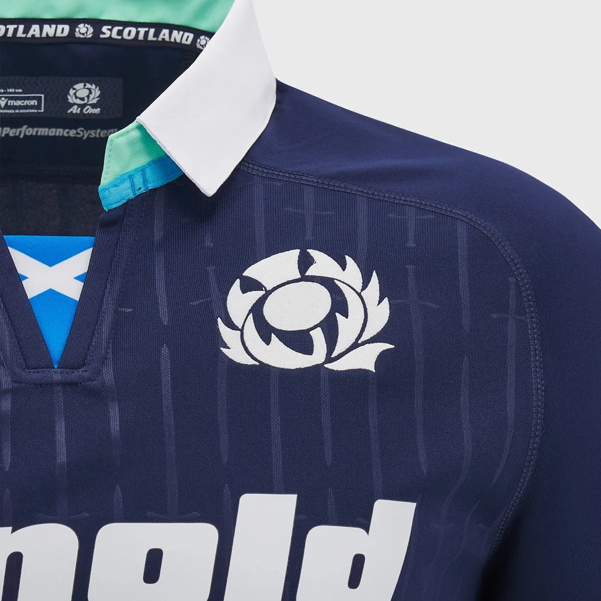 Macron Scotland Men's Home Replica Rugby Shirt 2024/25