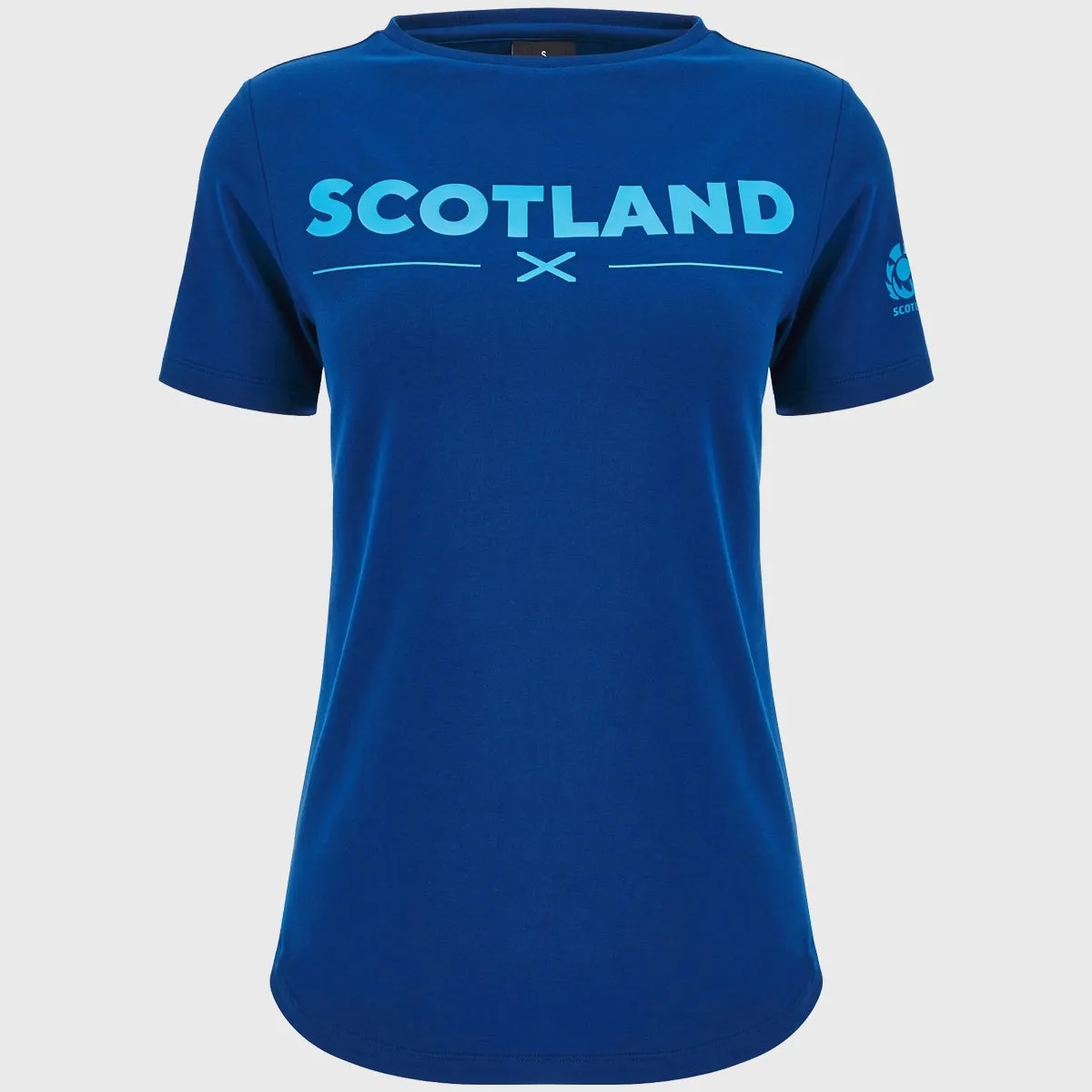 Macron Scotland Rugby Women's Leisure Cotton Tee Navy