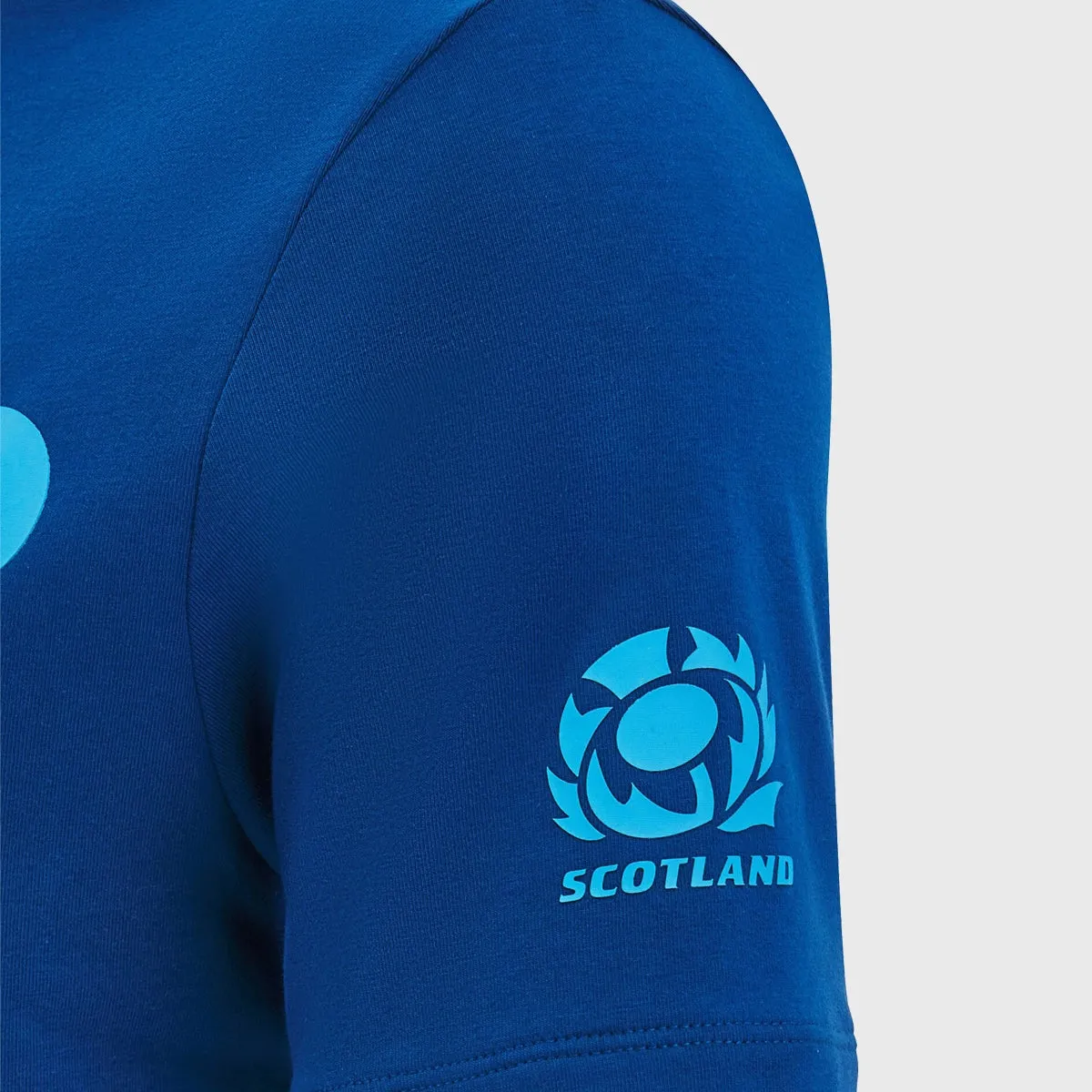 Macron Scotland Rugby Women's Leisure Cotton Tee Navy