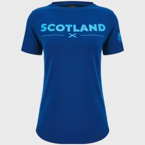 Macron Scotland Rugby Women's Leisure Cotton Tee Navy