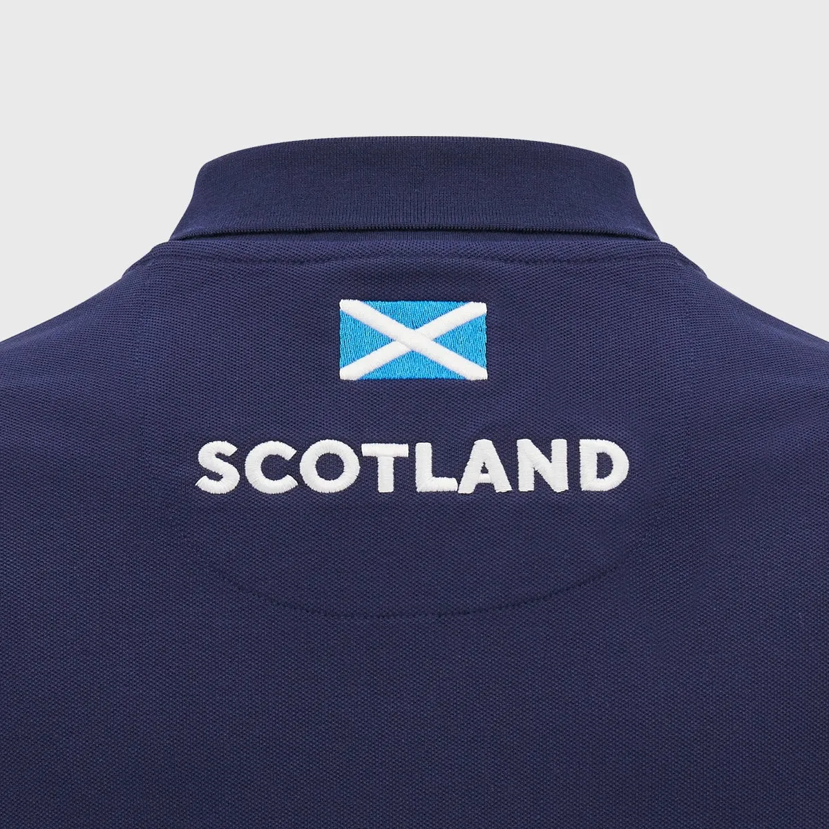 Macron Scotland Rugby Women's Polo Shirt Navy