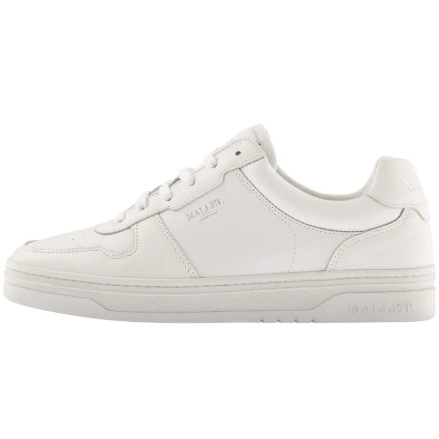 Mallet Bentham Court Trainers White