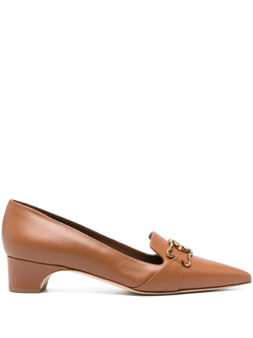 Manolo Blahnik 30mm Phobepla pumps - Brown