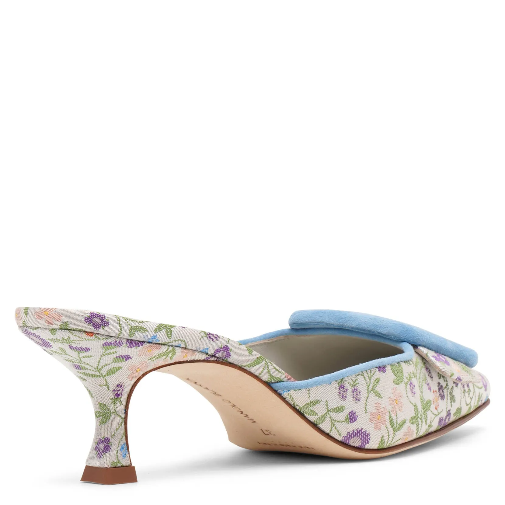 Manolo Blahnik Maysalebi 50 floral mules