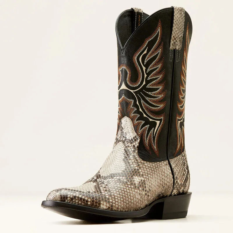 Ariat Men's Python Black Cowboy Boots