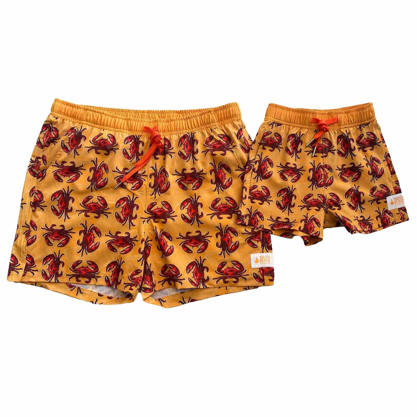 Men's Stretchy Trunks: Crabs