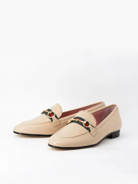 Mocasines Taormina piel color beige