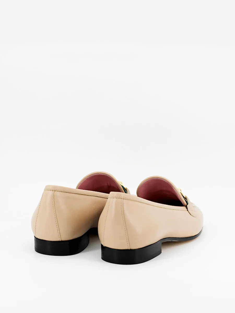 Mocasines Taormina piel color beige