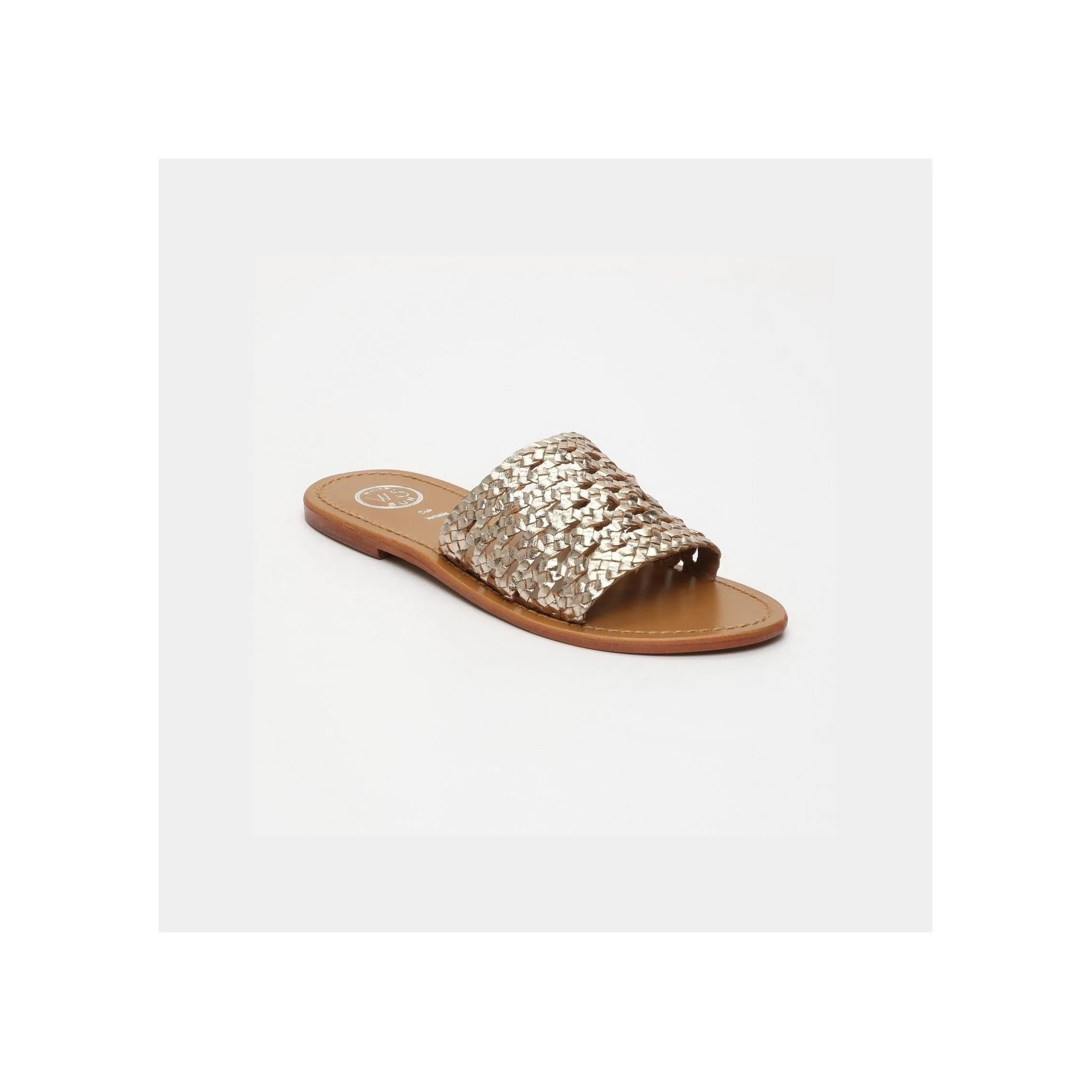 Gold Alboraya Mules for Women