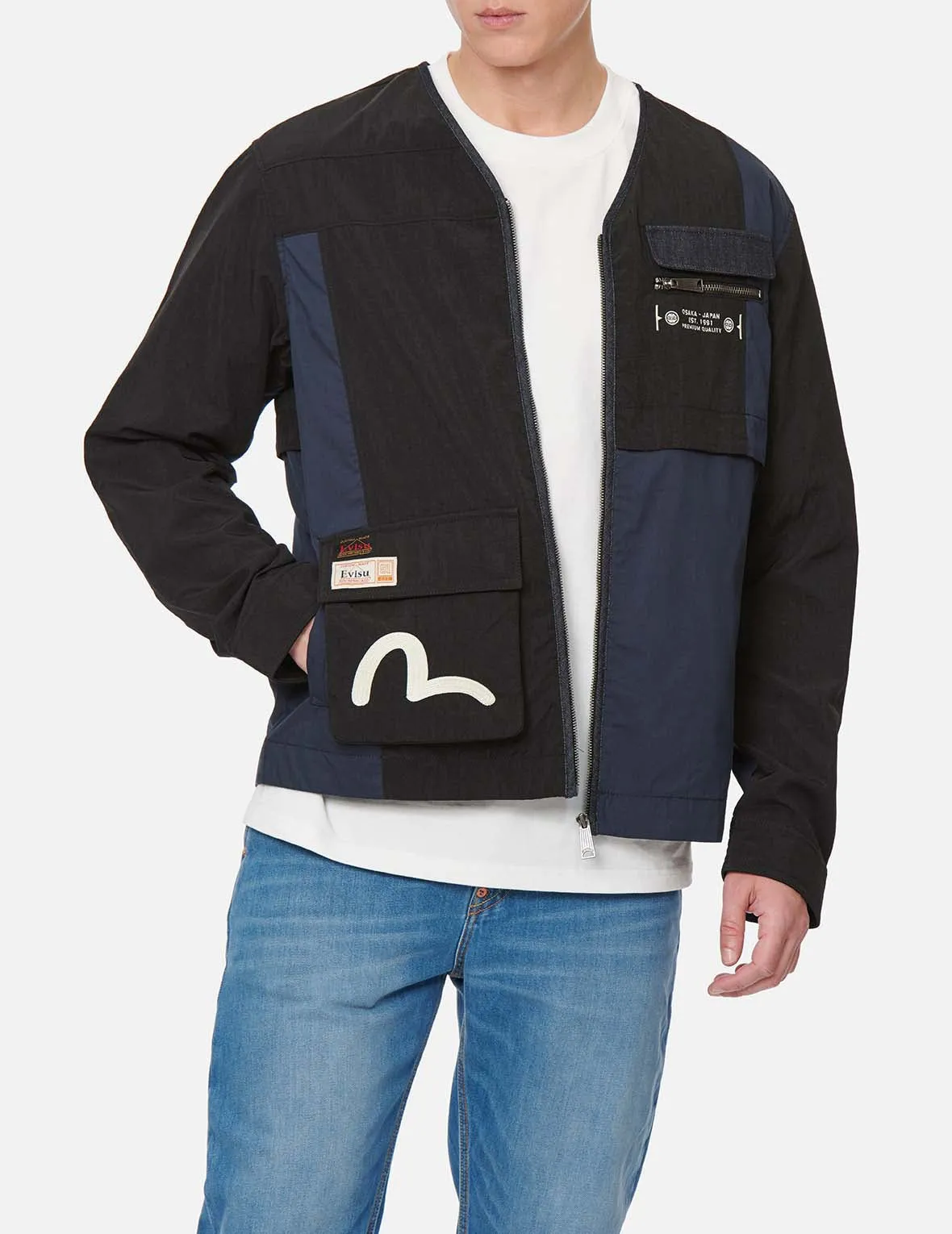 Multi-Pocket Hybrid Liner Jacket