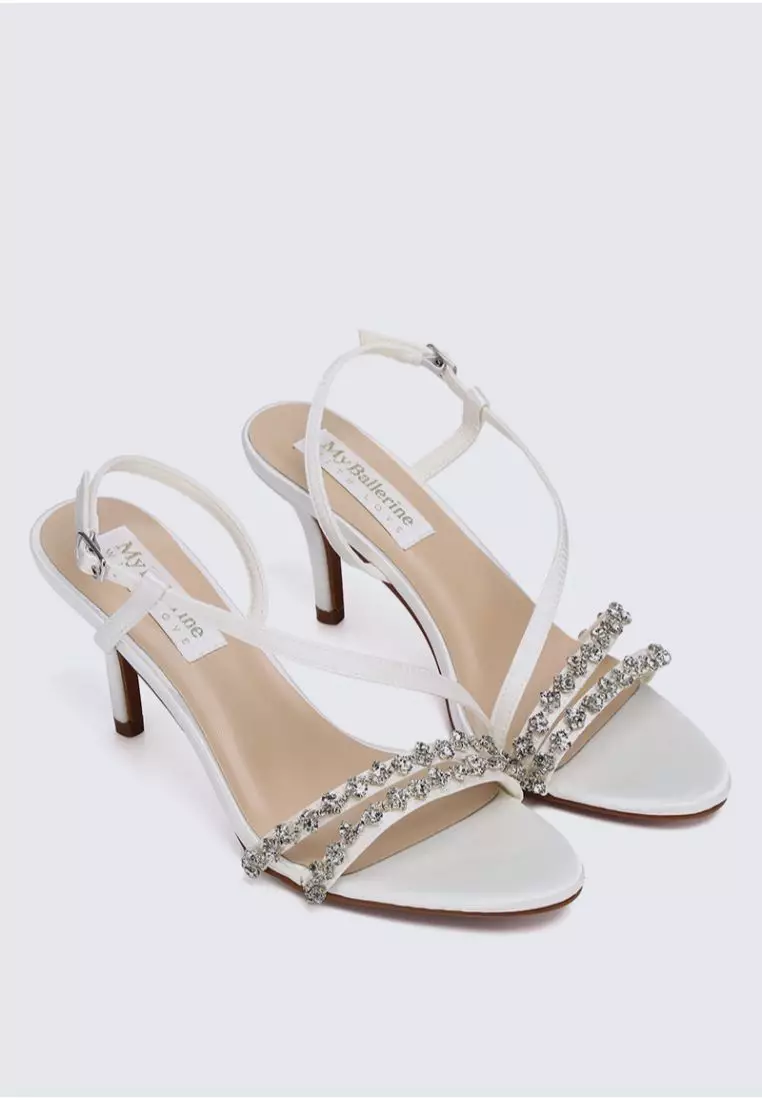 My Ballerine My Ballerine Angeline Comfy Heels In Ivory