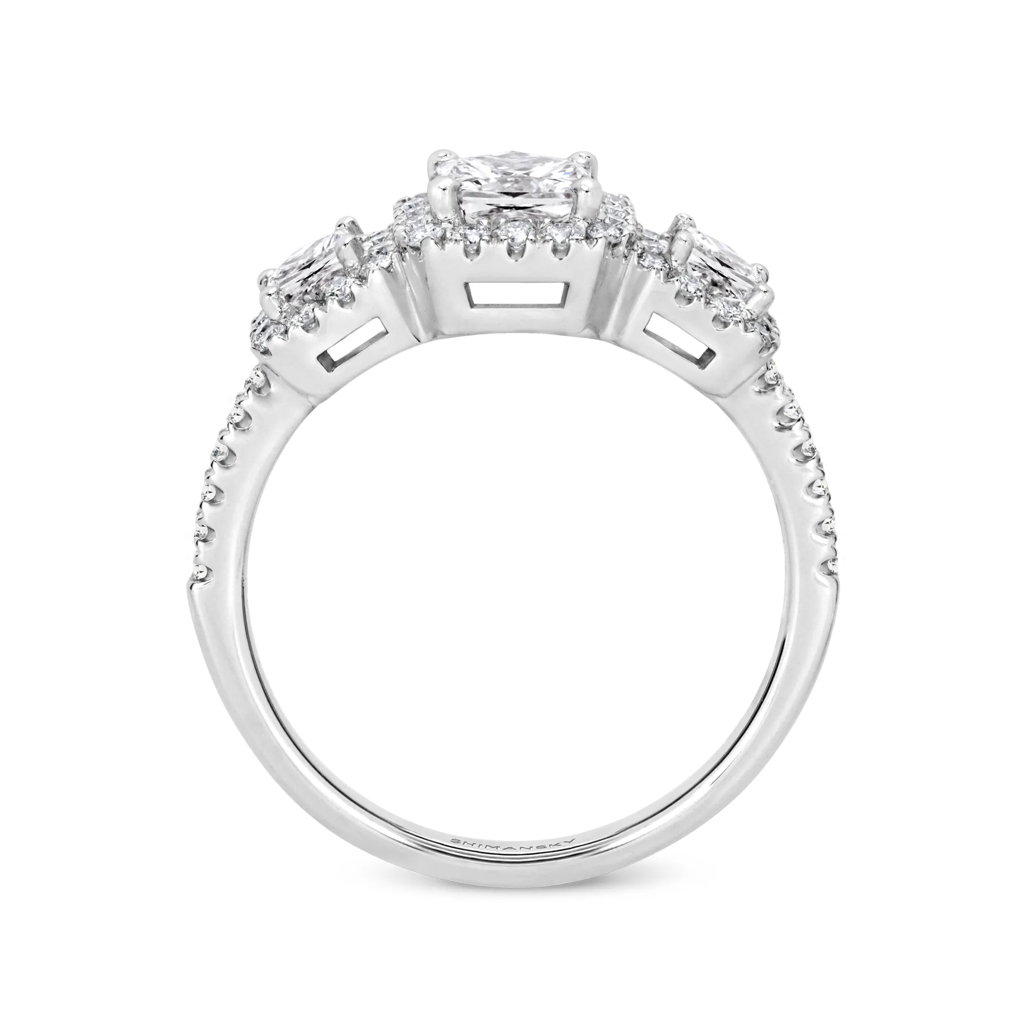 My Girl Diamond Trilogy Halo Ring