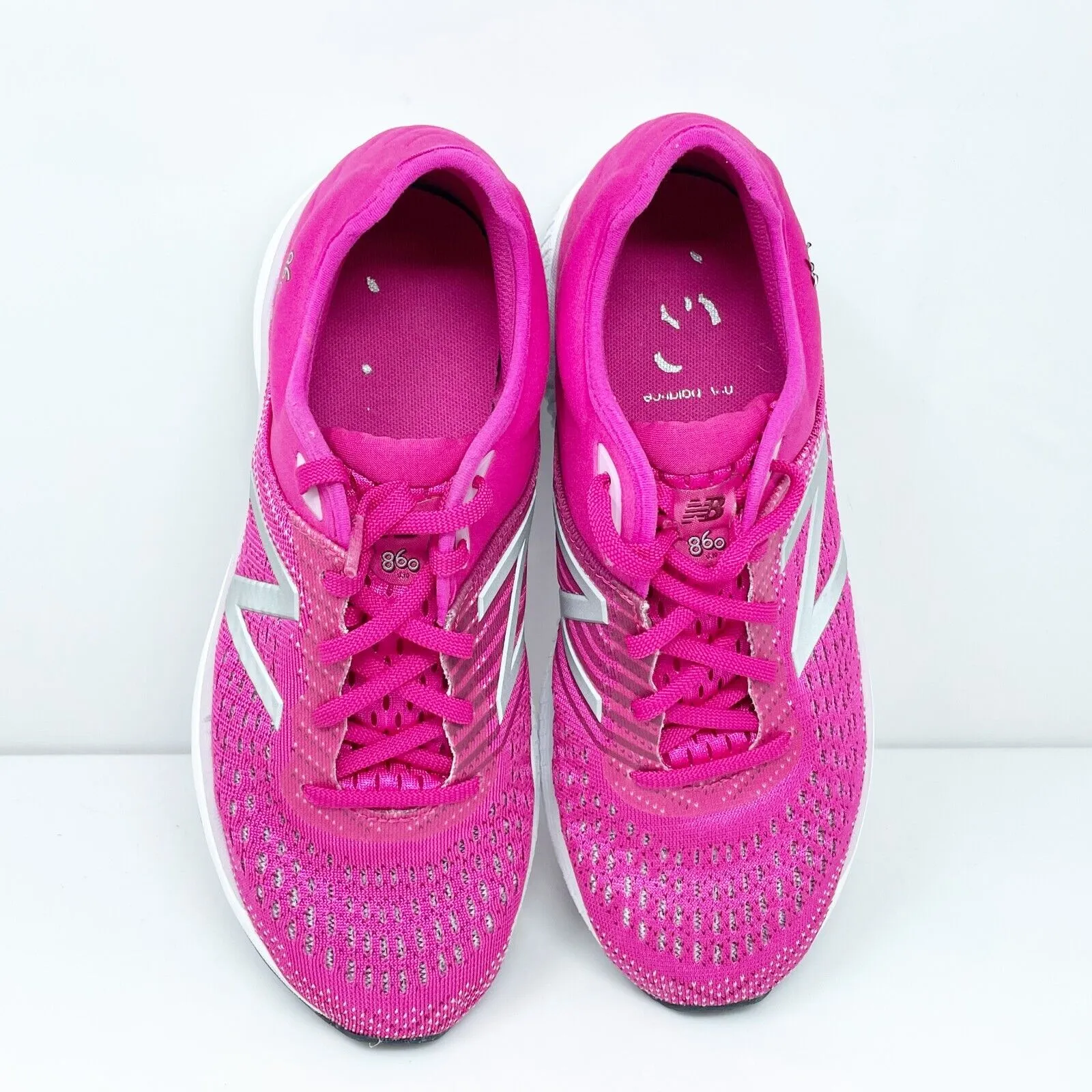 New Balance Girls 860 V10 YP860K10 Pink Running Shoes Sneakers Size 5 W