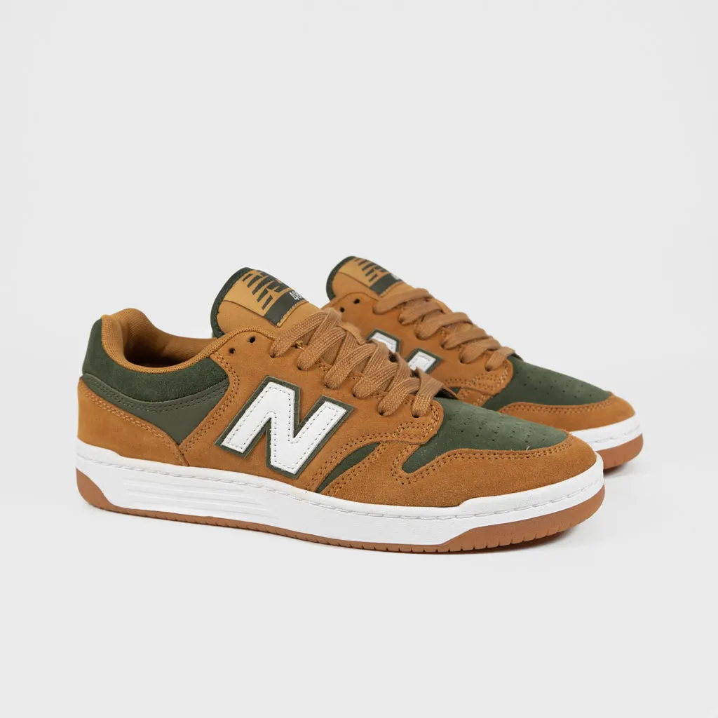 New Balance Numeric - 480 Shoes - Tan / Green