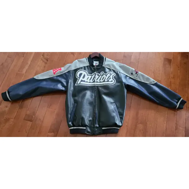 New England Patriots Leather Jacket - William Jacket