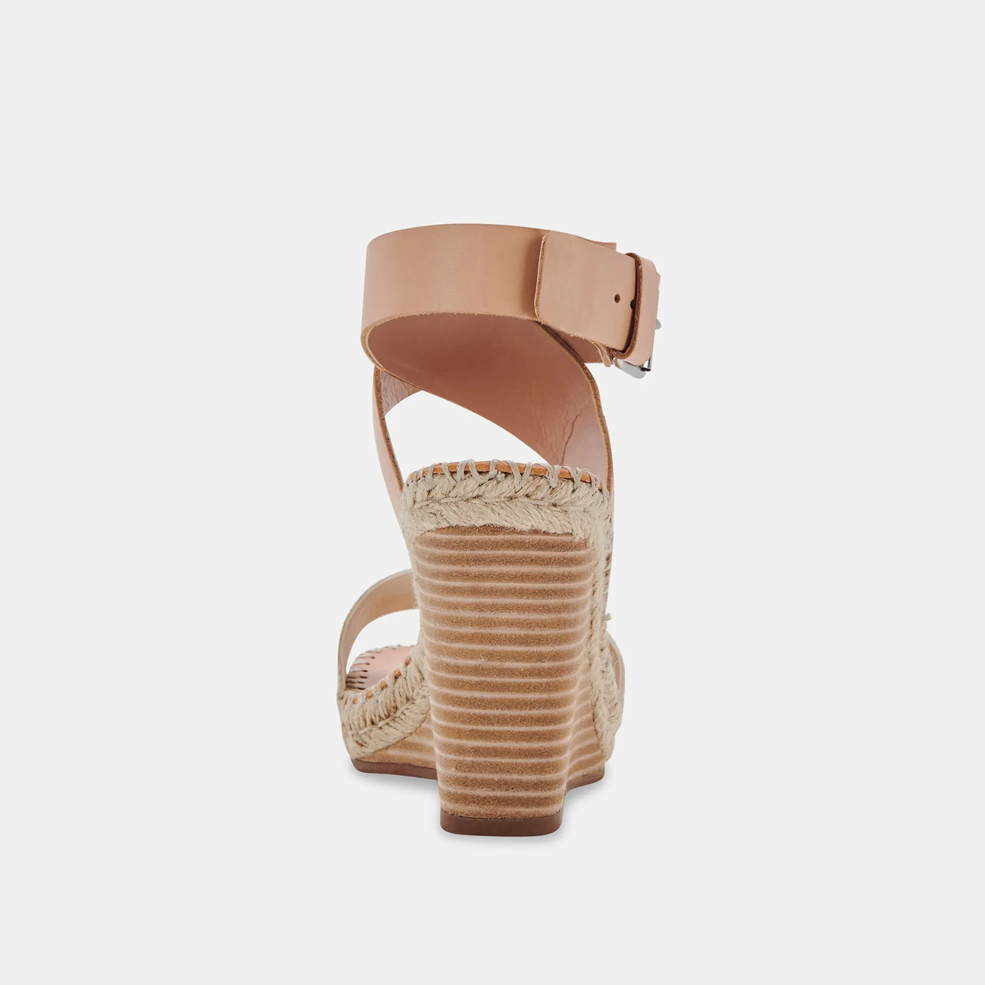 Natural Multi Leather Nezza Wedges