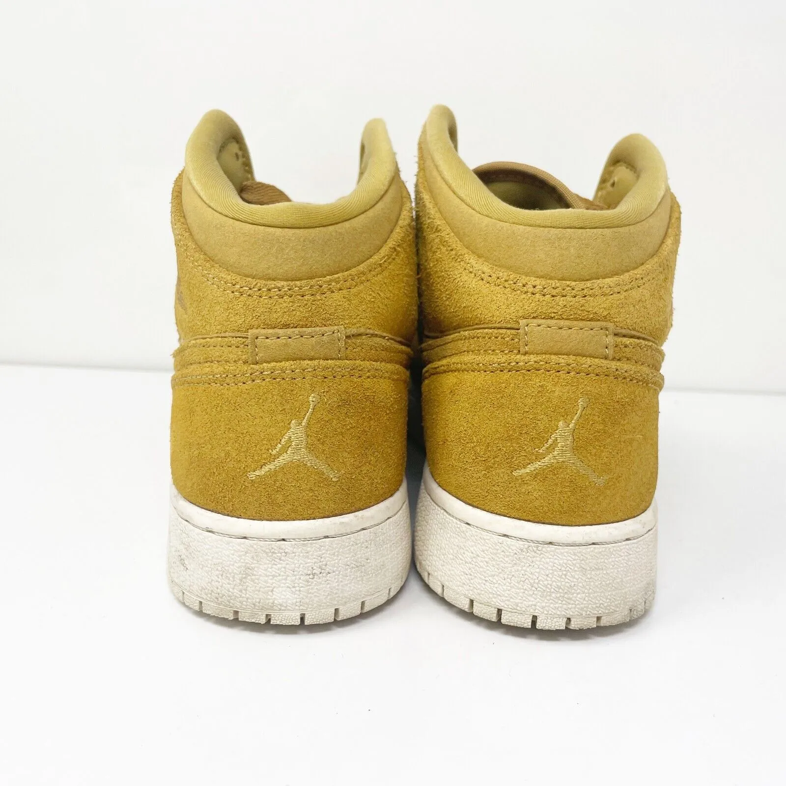 Nike Boys Air Jordan 1 554725-725 Gold Basketball Shoes Sneakers Size 6.5Y