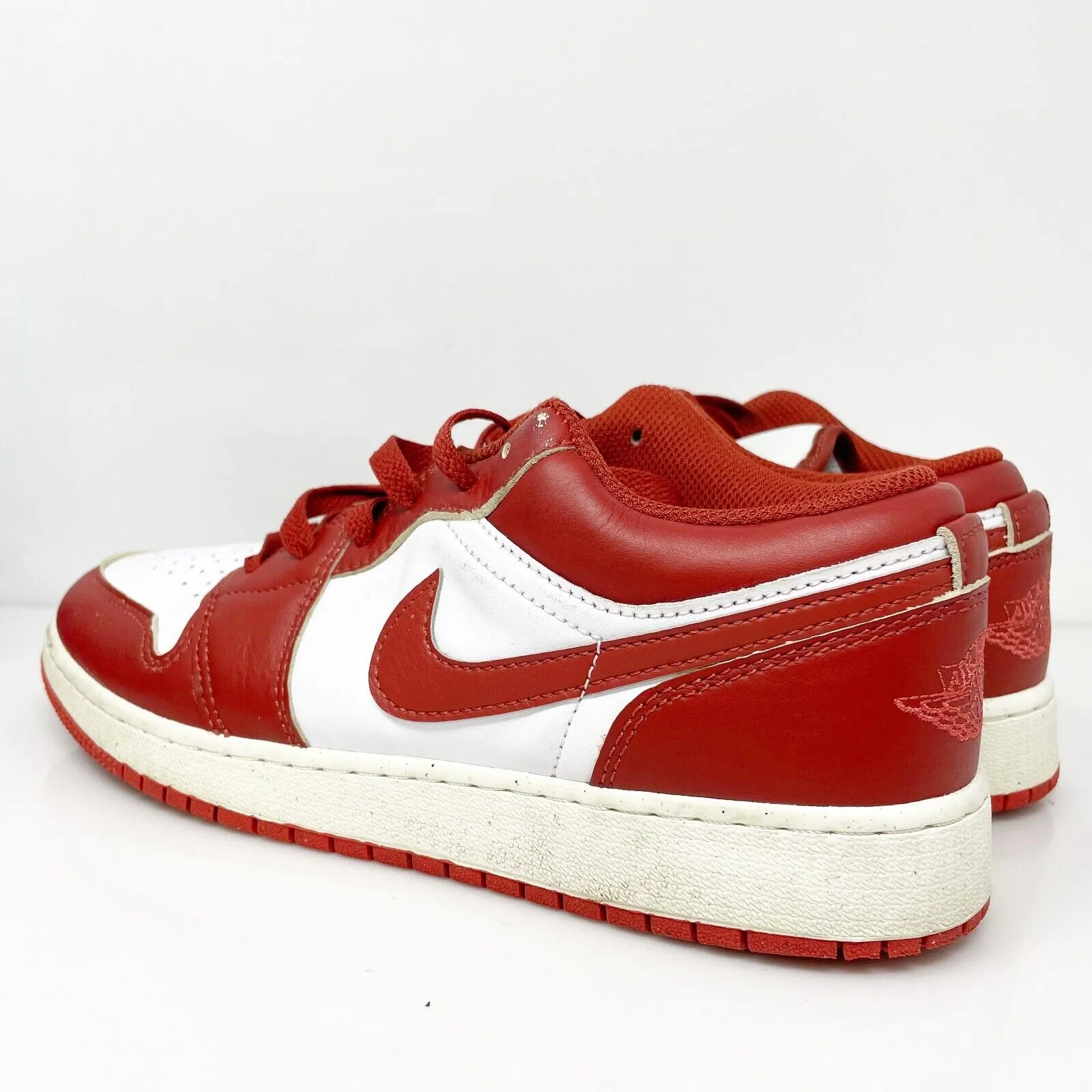 Nike Boys Air Jordan 1 Low SE FJ3465-160 Red Basketball Shoes Sneakers Size 7Y