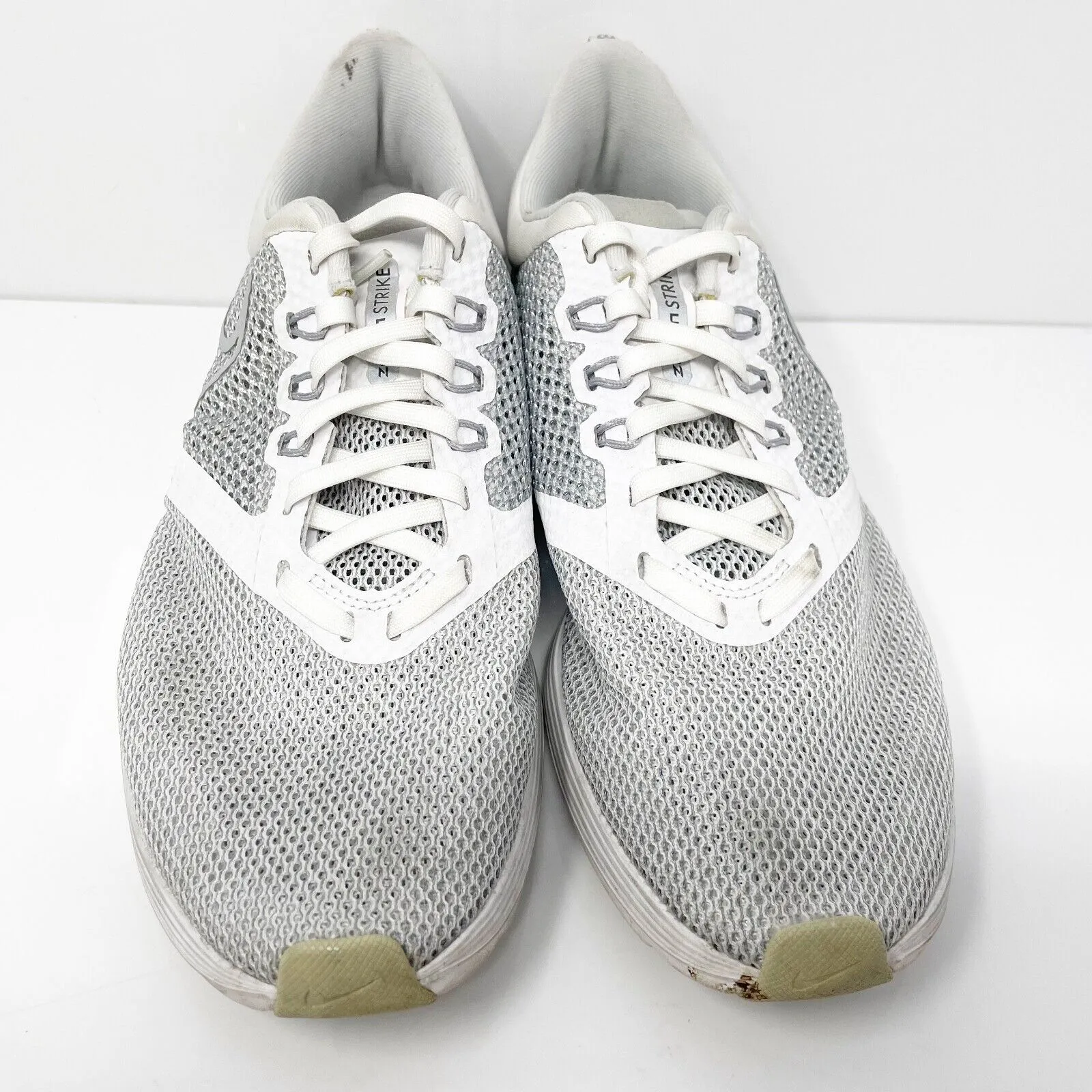 Nike Womens Zoom Strike AJ0188-100 Gray Running Shoes Sneakers Size 8.5