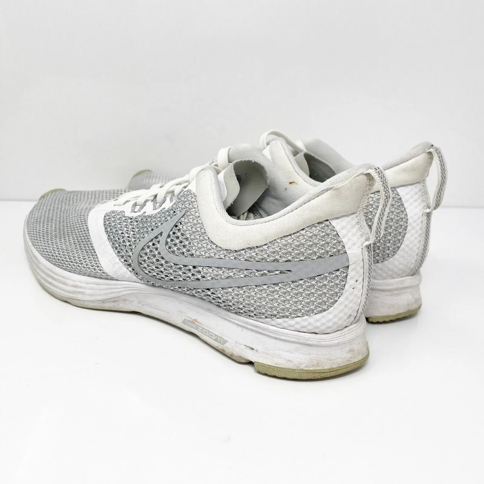 Nike Womens Zoom Strike AJ0188-100 Gray Running Shoes Sneakers Size 8.5